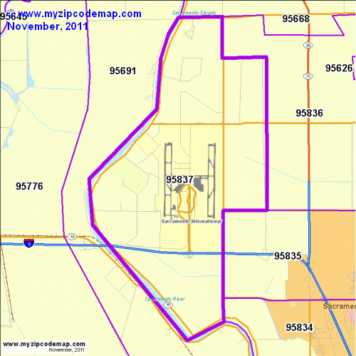 map of 95837