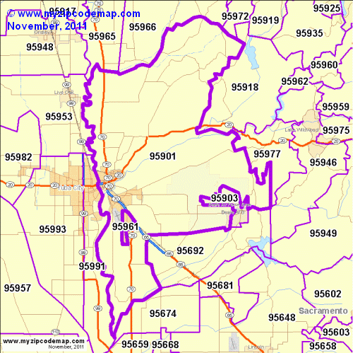 map of 95901