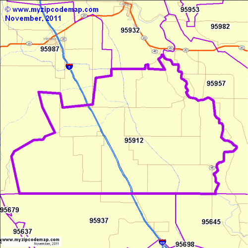 map of 95912