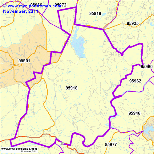 map of 95918