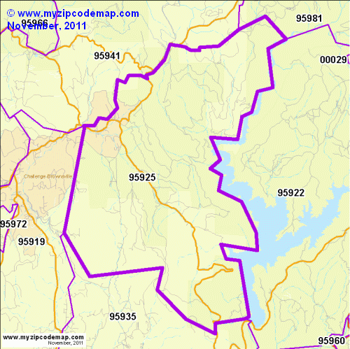 map of 95925