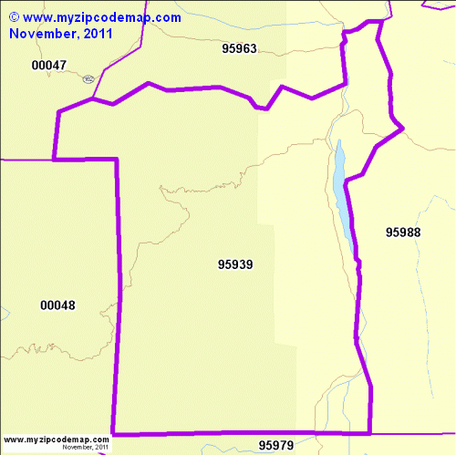 map of 95939
