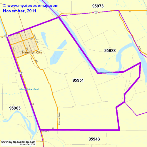 map of 95951