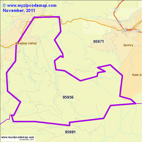map of 95956