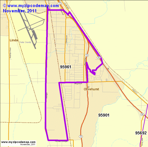 map of 95961
