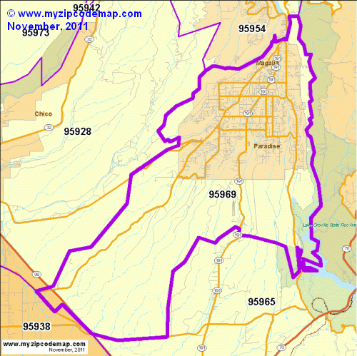 map of 95969