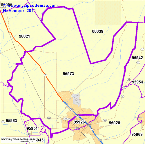 map of 95973