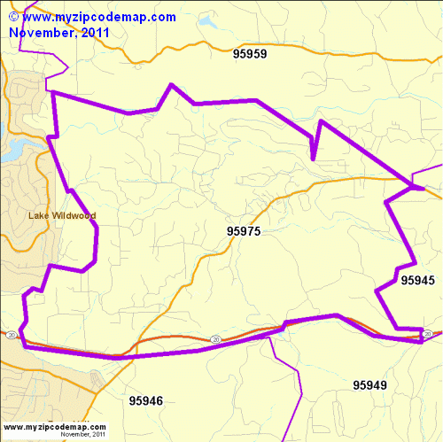 map of 95975