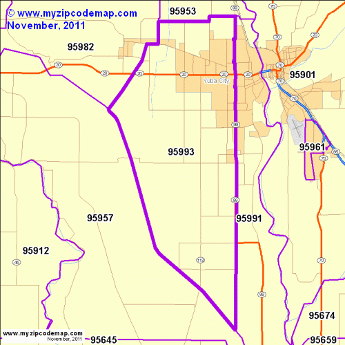 map of 95993