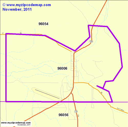 map of 96006
