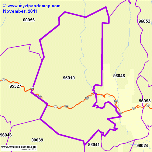 map of 96010