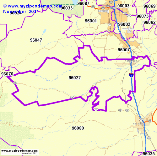 map of 96022