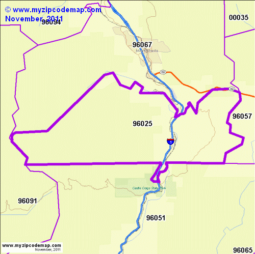 map of 96025