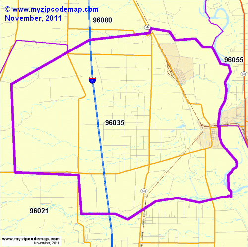 map of 96035