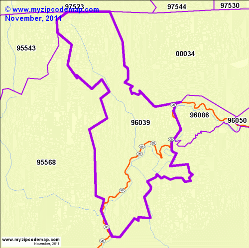 map of 96039