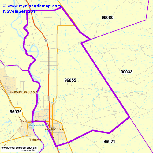map of 96055