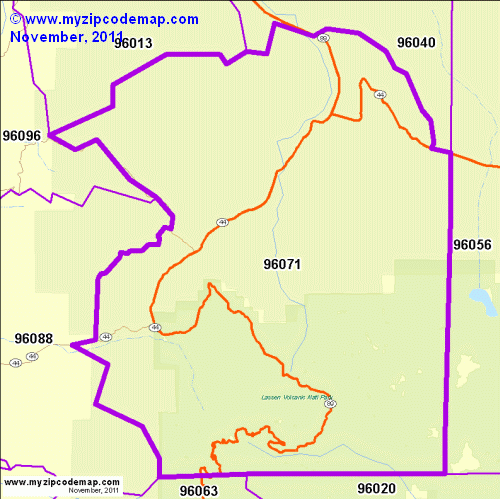 map of 96071