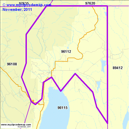 map of 96112