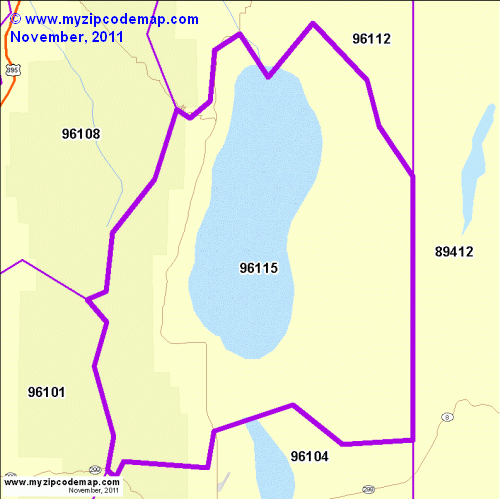 map of 96115