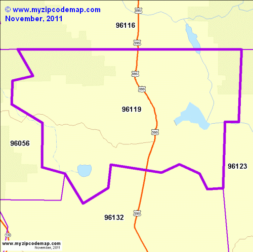 map of 96119