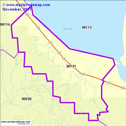 map of 96121