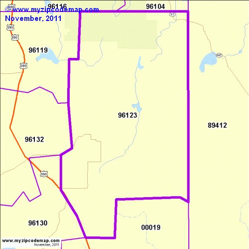 map of 96123