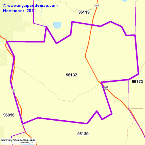 map of 96132
