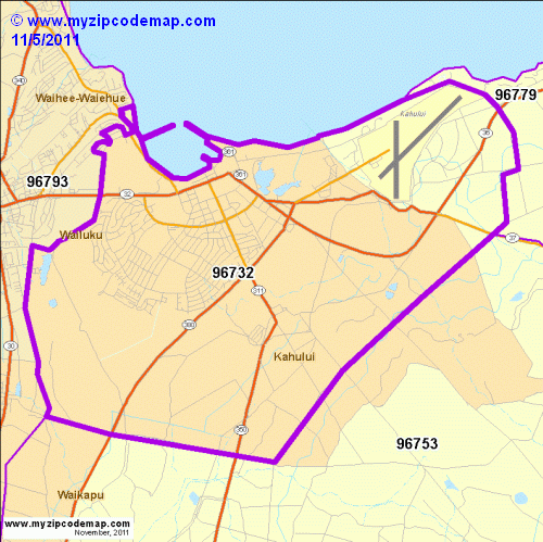 map of 96732