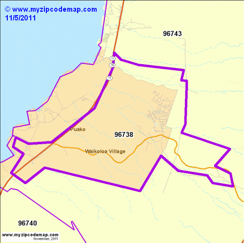 map of 96738