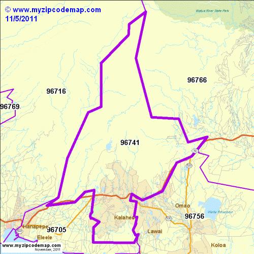 map of 96741