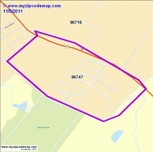map of 96747