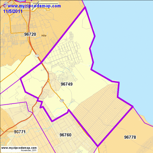 map of 96749