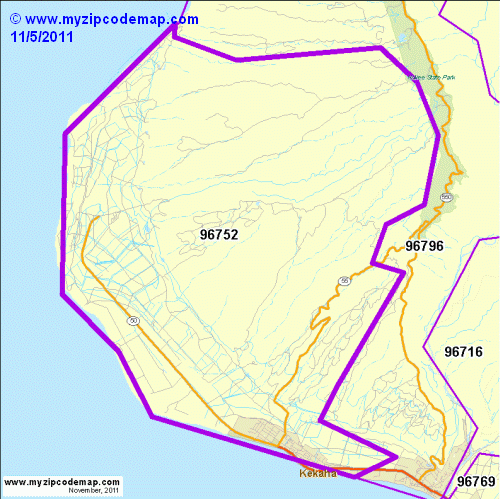 map of 96752