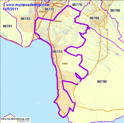 map of 96753