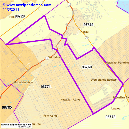 map of 96760