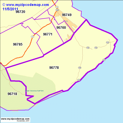 map of 96778