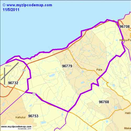 map of 96779