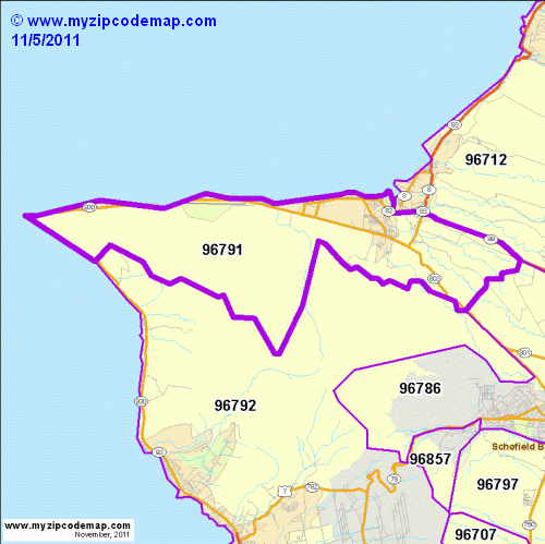 map of 96791