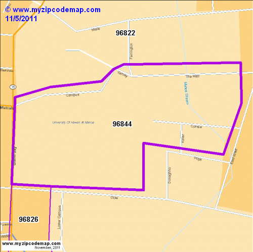map of 96844