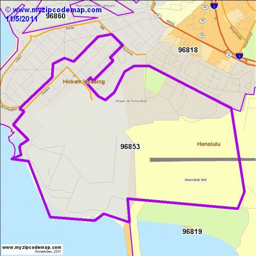 map of 96853