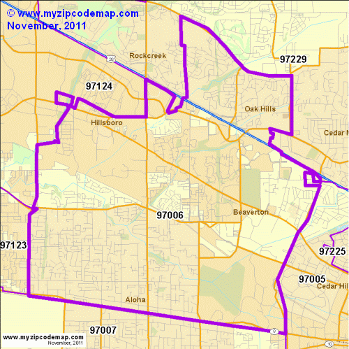 map of 97006