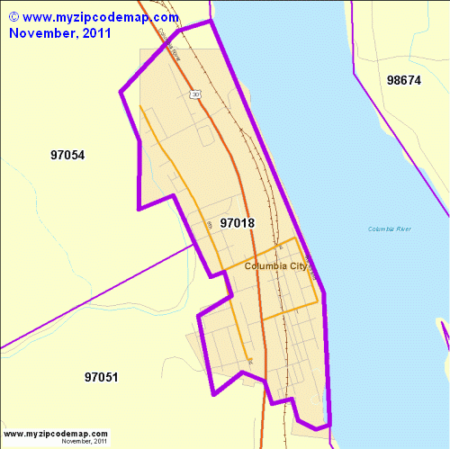 map of 97018