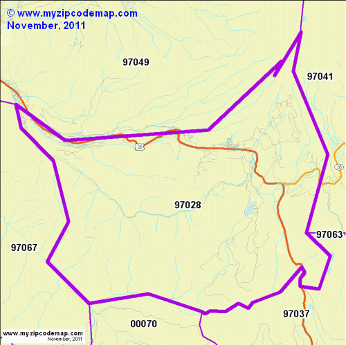 map of 97028