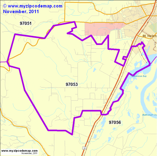 map of 97053