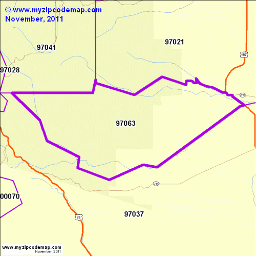map of 97063