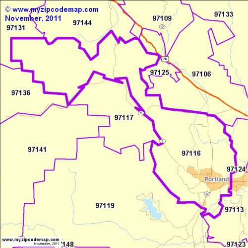 map of 97116