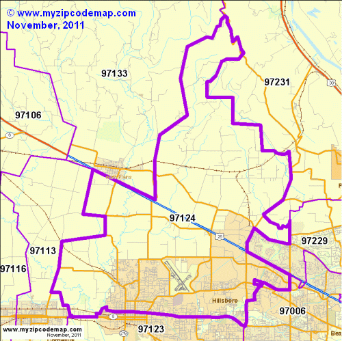 map of 97124