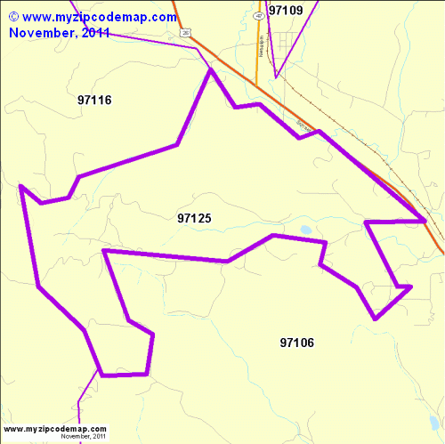 map of 97125