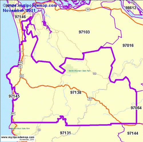 map of 97138