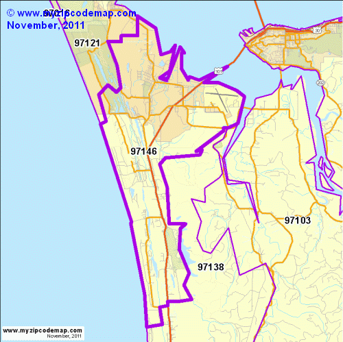 map of 97146